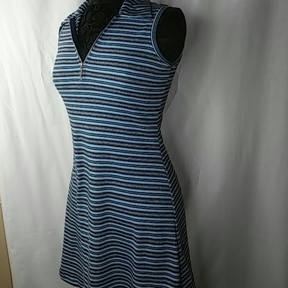 Currants Dress Stripe Short Sleeve #W4